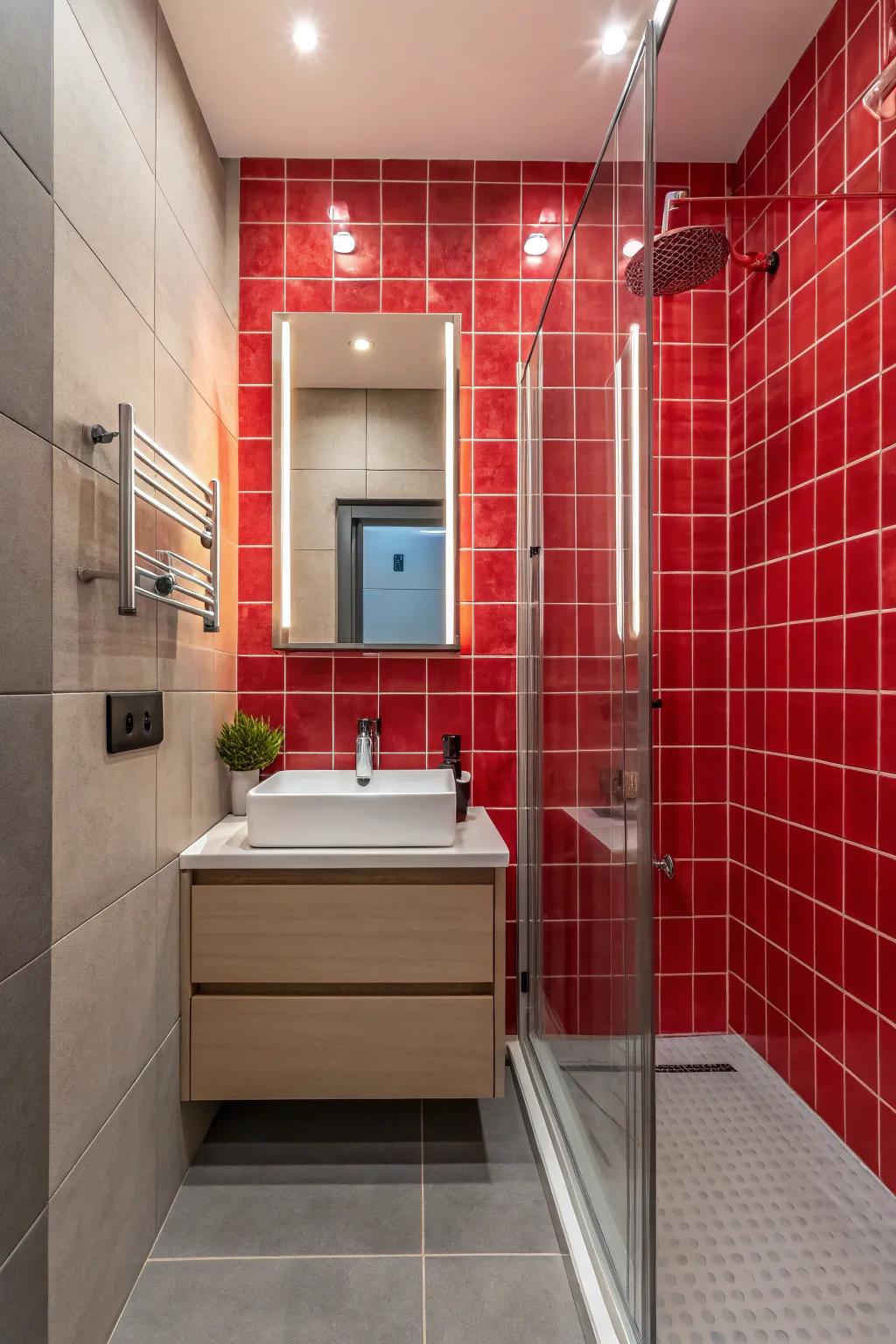 Vibrant color sections serve as amazing points of interest.