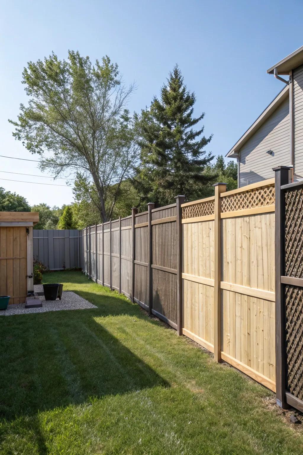 Tiered bordering incorporates profundity and dynamic configuration to the backyard.