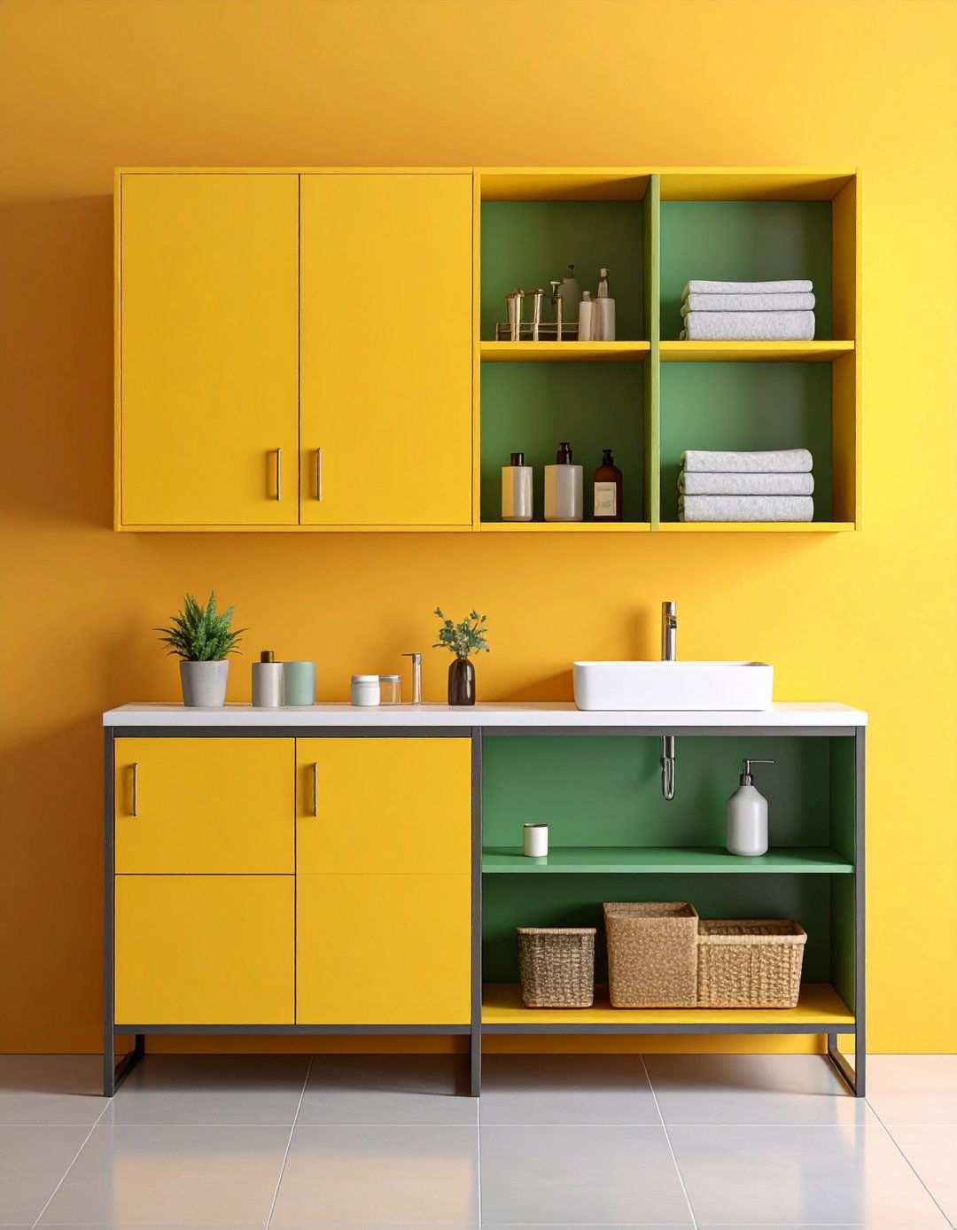 Above Toilet Bathroom Cabinet Exploits Vertical Void - 20 Bathroom Cabinet Ideas