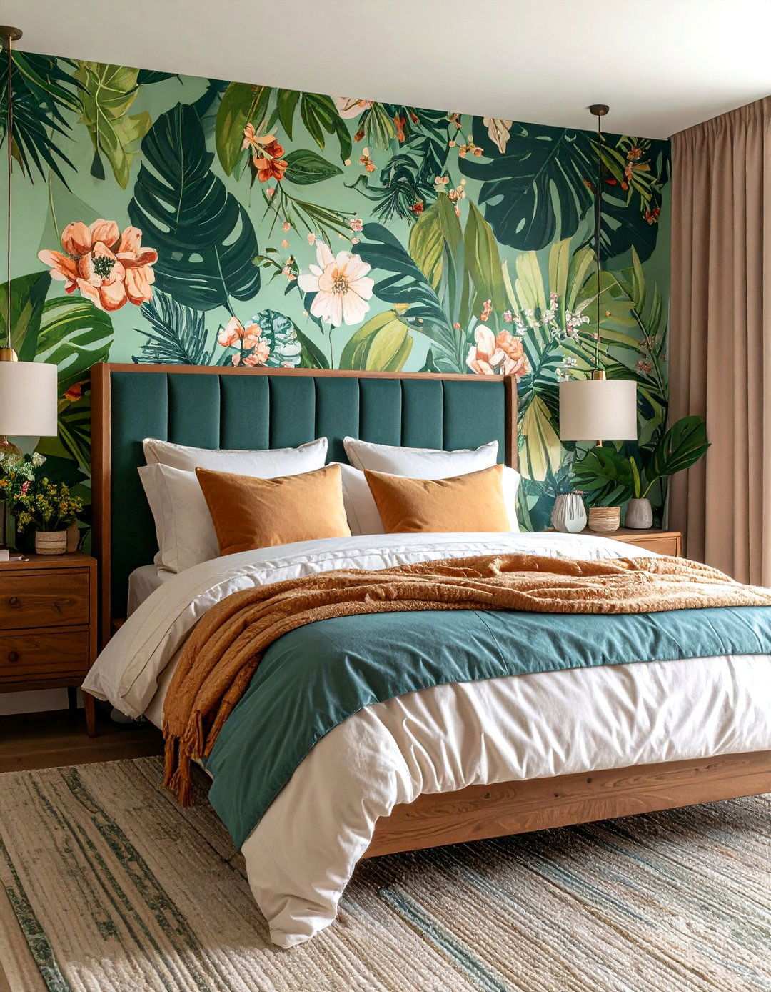 Accent Wall Bedroom Wallpaper - 20 Bedroom Interior Design Ideas