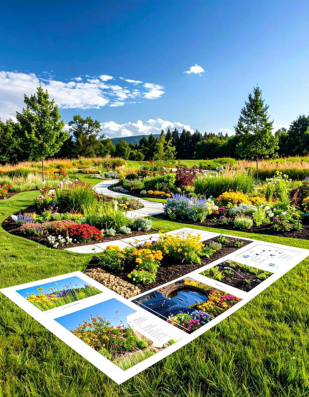 AI Driven Sustainable Garden Design - 20 AI Landscape Design Ideas