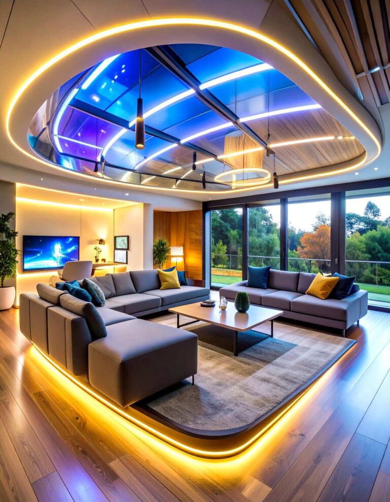 AI Integrated Living Pods with Holographic Displays - 20 2100s Room Ideas