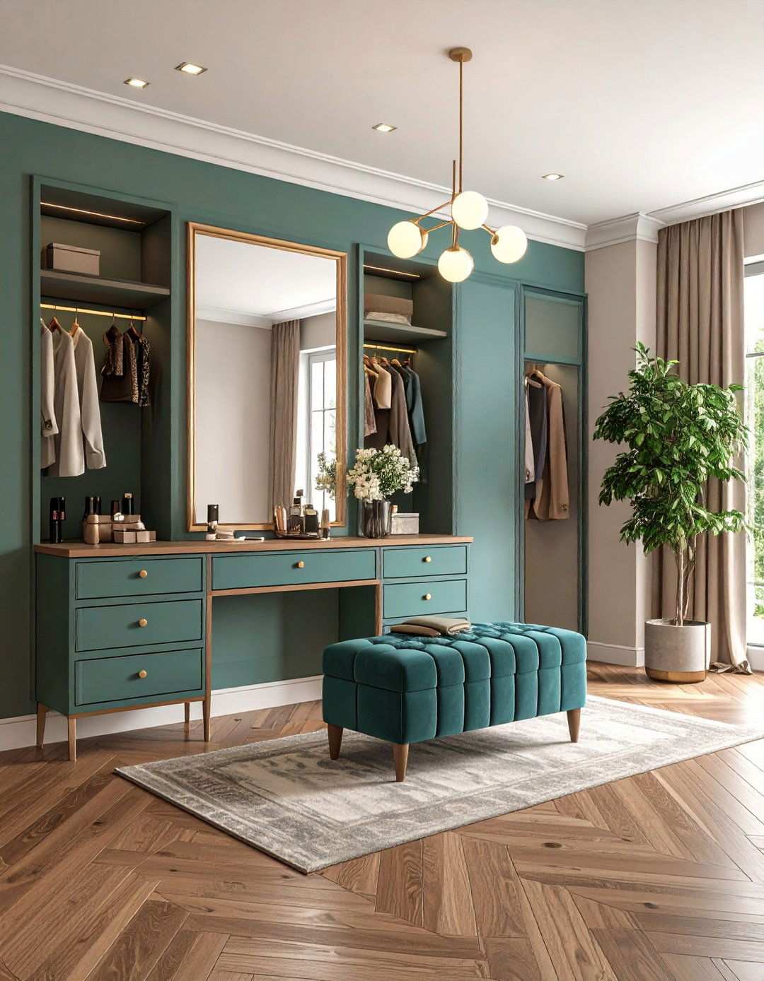 Alcove Dressing Area - 20 Alcove Ideas