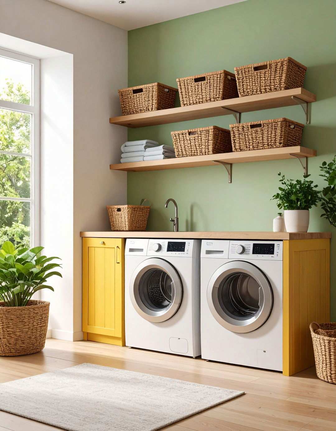 Alcove Laundry Station - 20 Alcove Ideas