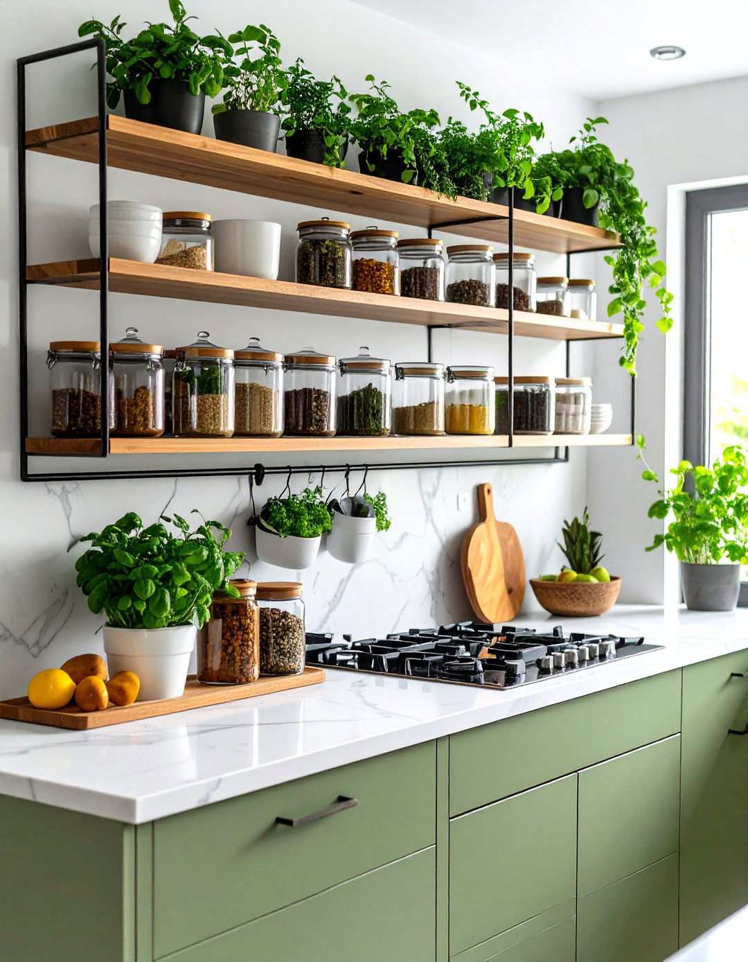 Apartment Kitchen Storage Optimization - 20 Apartment Decorating Ideas