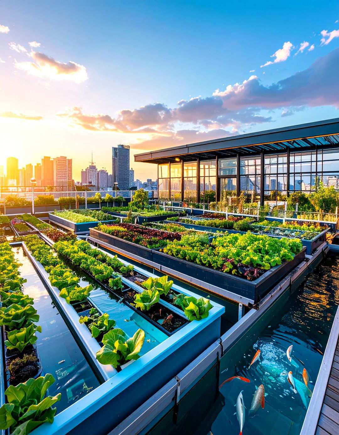 Aquaponic Rooftop Greenhouse - 20 Rooftop Greenhouse Ideas