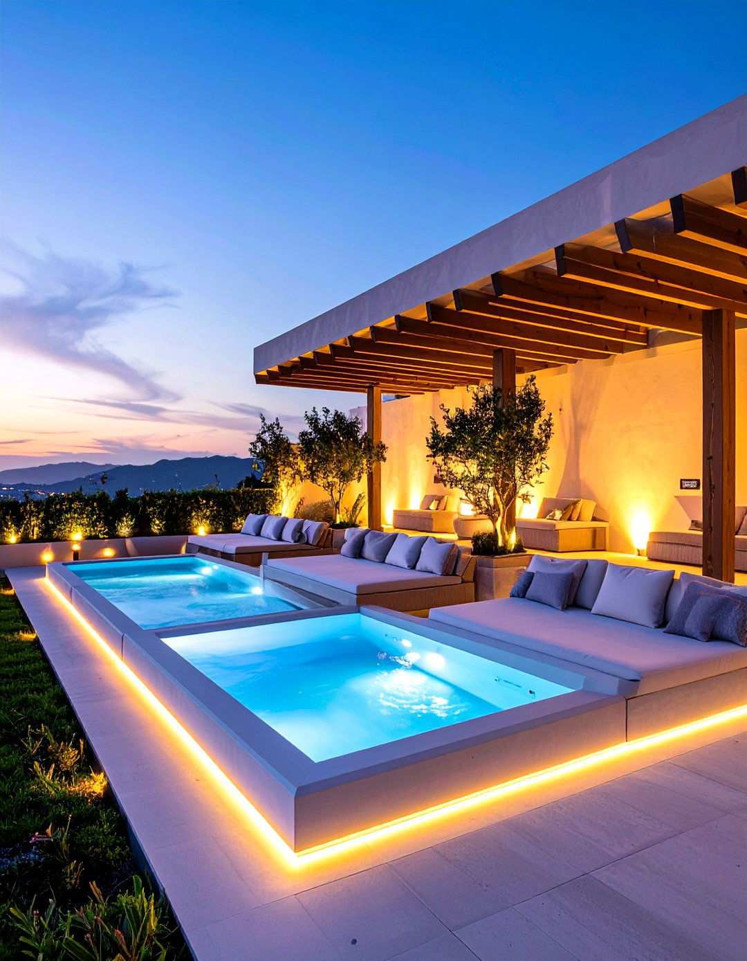 Arizona Backyard Multi Level Seating Terraces - 20 Arizona Backyard Ideas