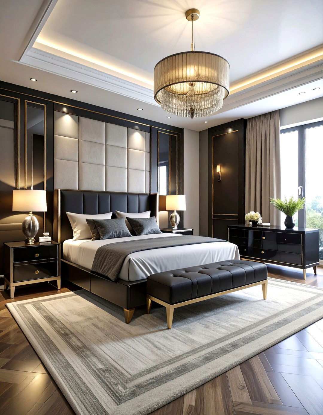 Art Deco Lacquered and High Gloss Finishes - 20 Art Deco Bedroom Ideas