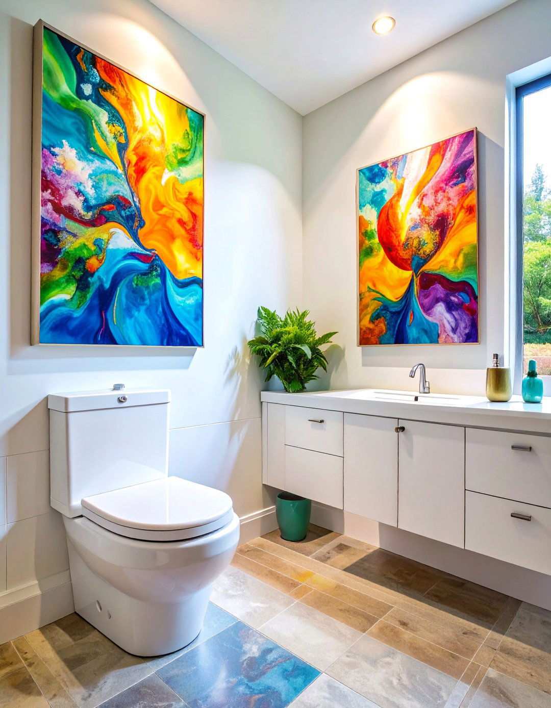 Art Prints Bathroom Decor Personality - 20 Bathroom Decor Ideas