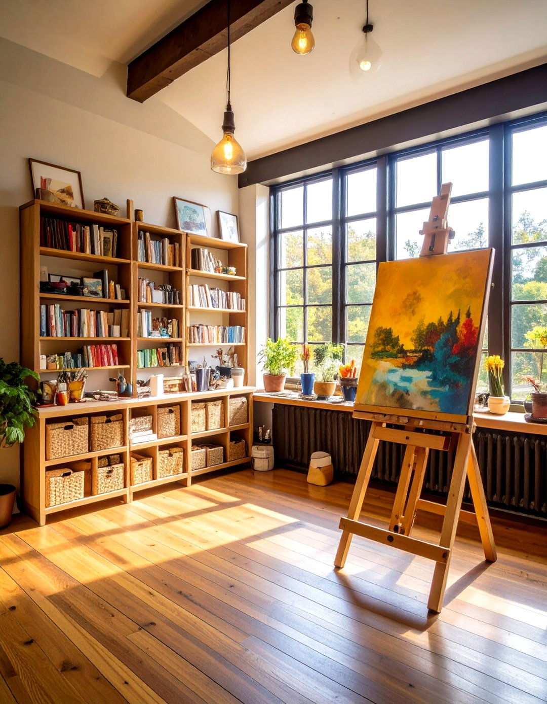 Art Room Easel and Display Systems - 20 Art Room Ideas