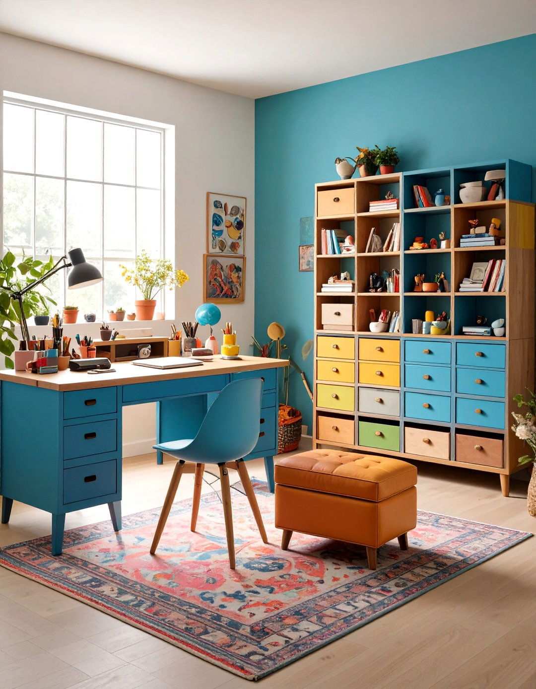 Art Room Furniture with Built in Storage - 20 Art Room Ideas