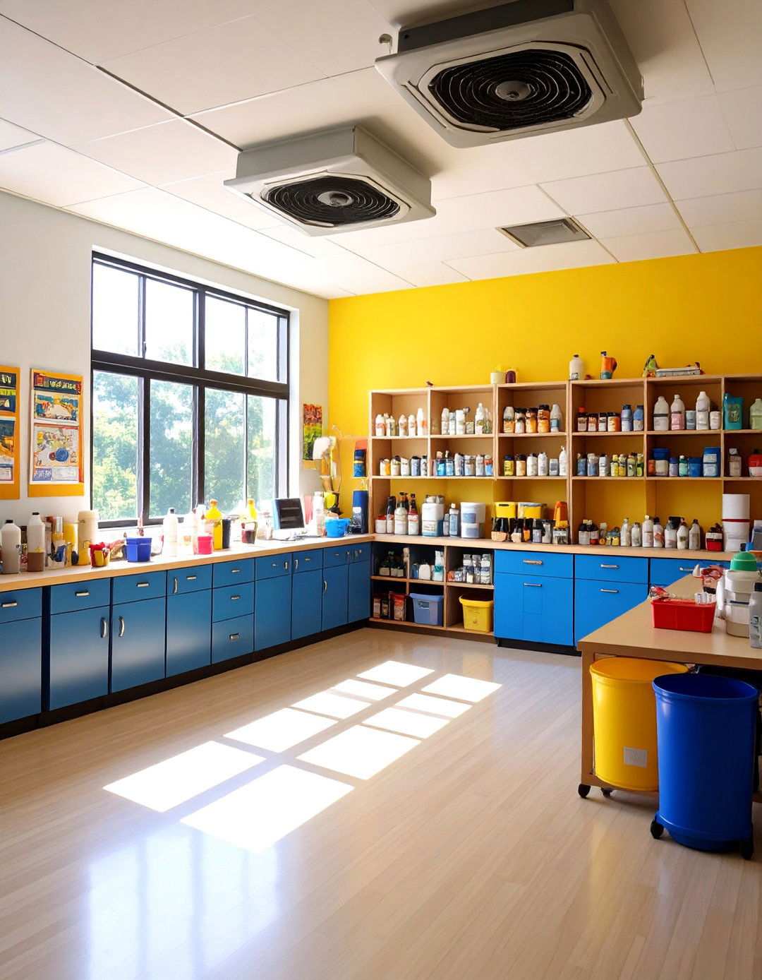 Art Room Ventilation and Safety Features - 20 Art Room Ideas