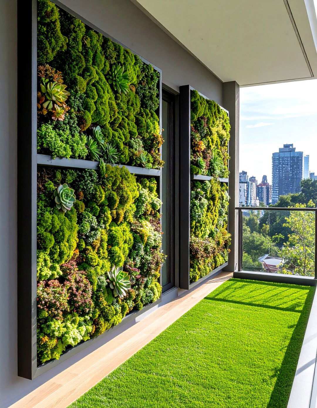 Artificial Plant Solutions for Low Maintenance Balcony Beauty - 20 Balcony Ideas