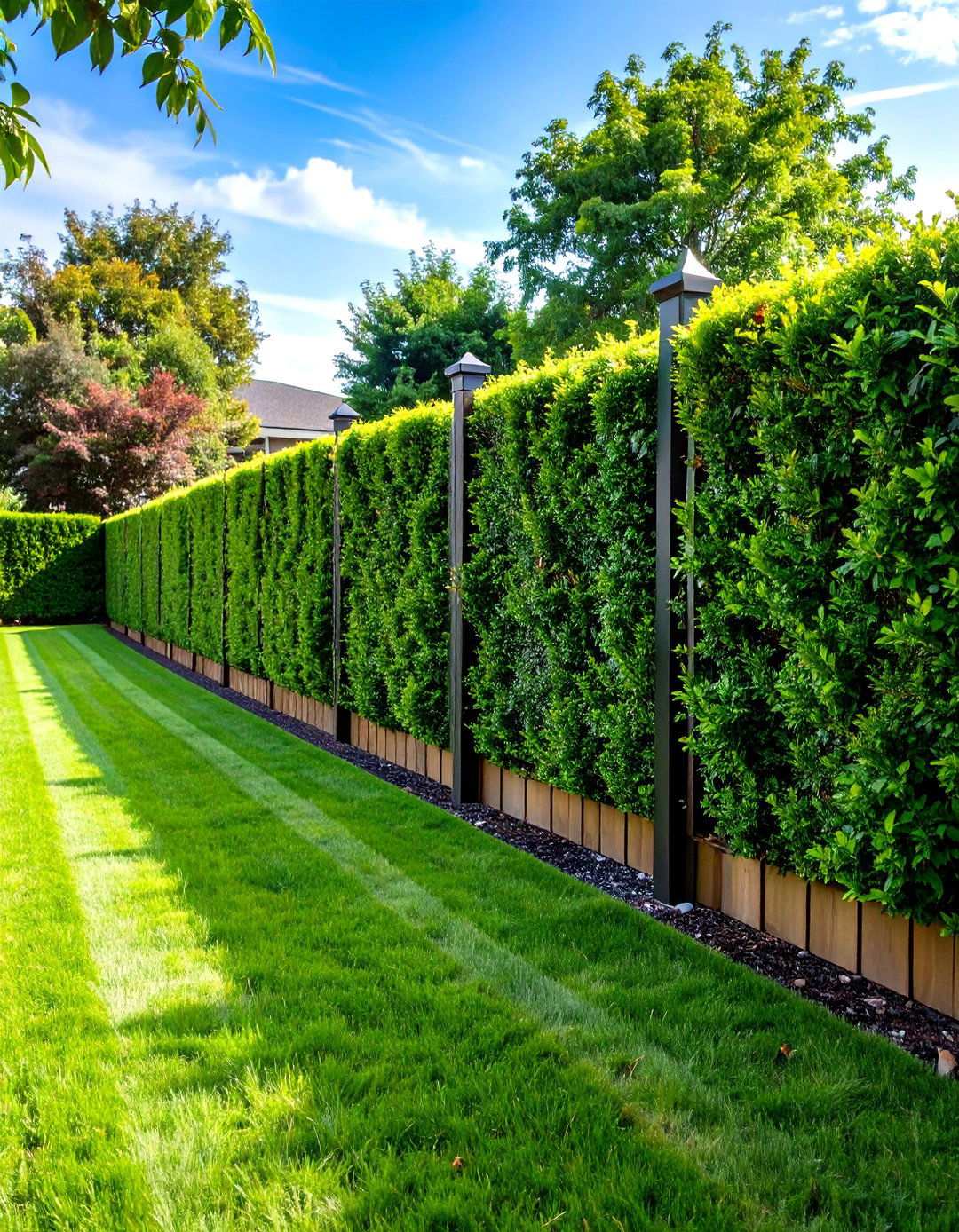Artificial Privacy Hedges for Low Maintenance Backyard Screening - 20 Backyard Privacy Ideas