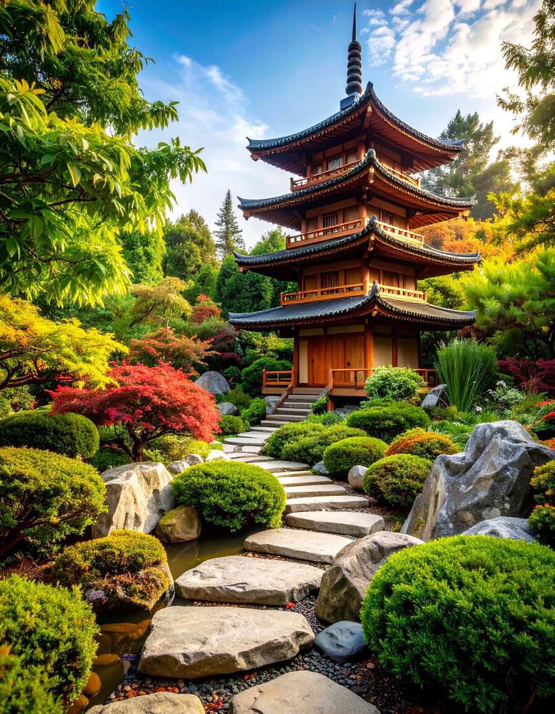 Asian Landscaping Pagoda Architectural Element Integration - 20 Asian Landscaping Ideas