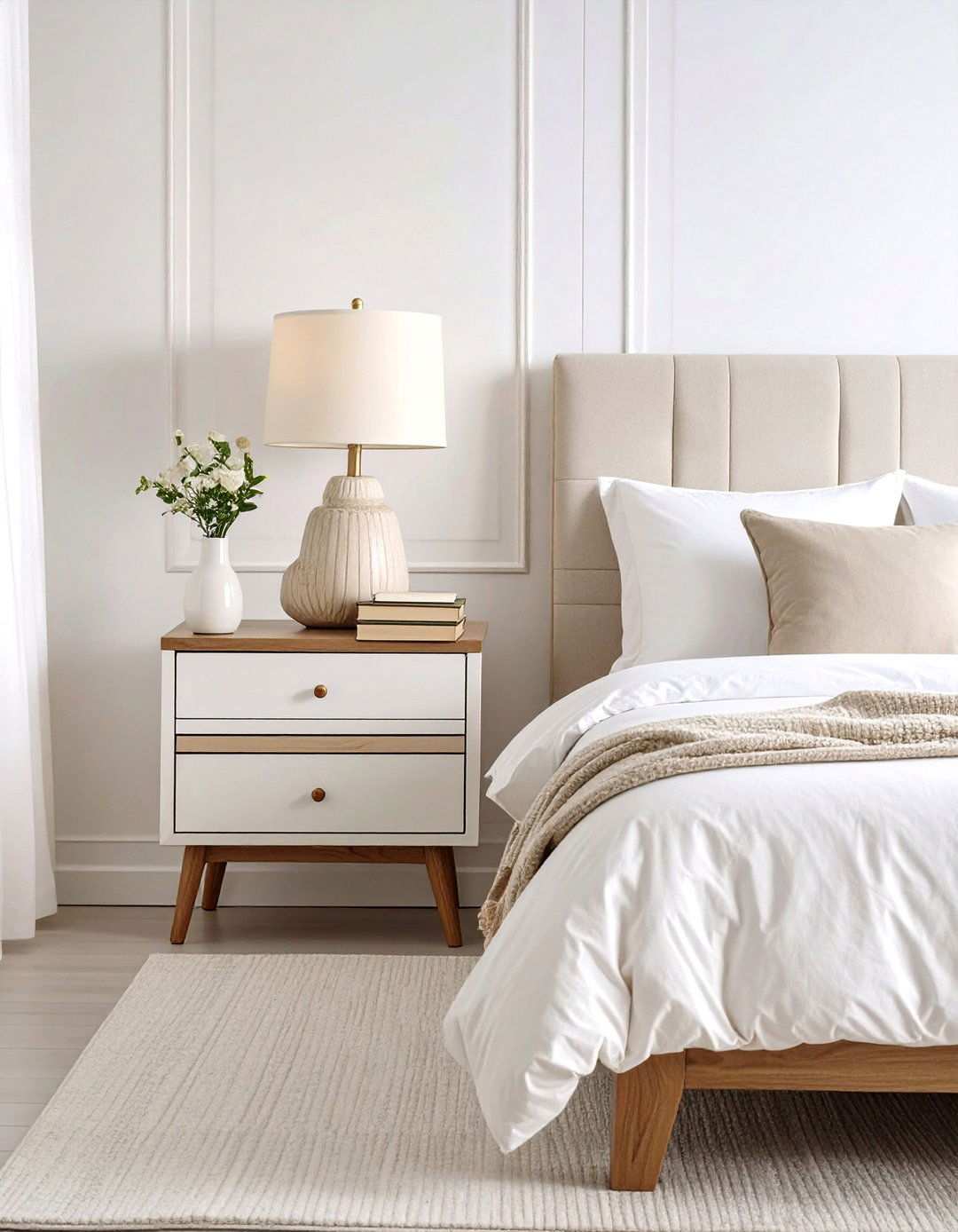 Asymmetrical Balance Bedroom Nightstands - 20 Asymmetrical Balance Interior Design  Ideas