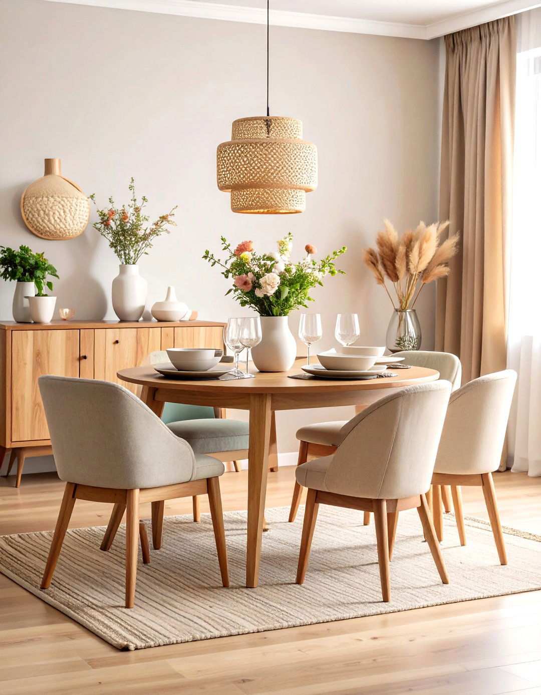 Asymmetrical Balance Dining Room Setups - 20 Asymmetrical Balance Interior Design  Ideas