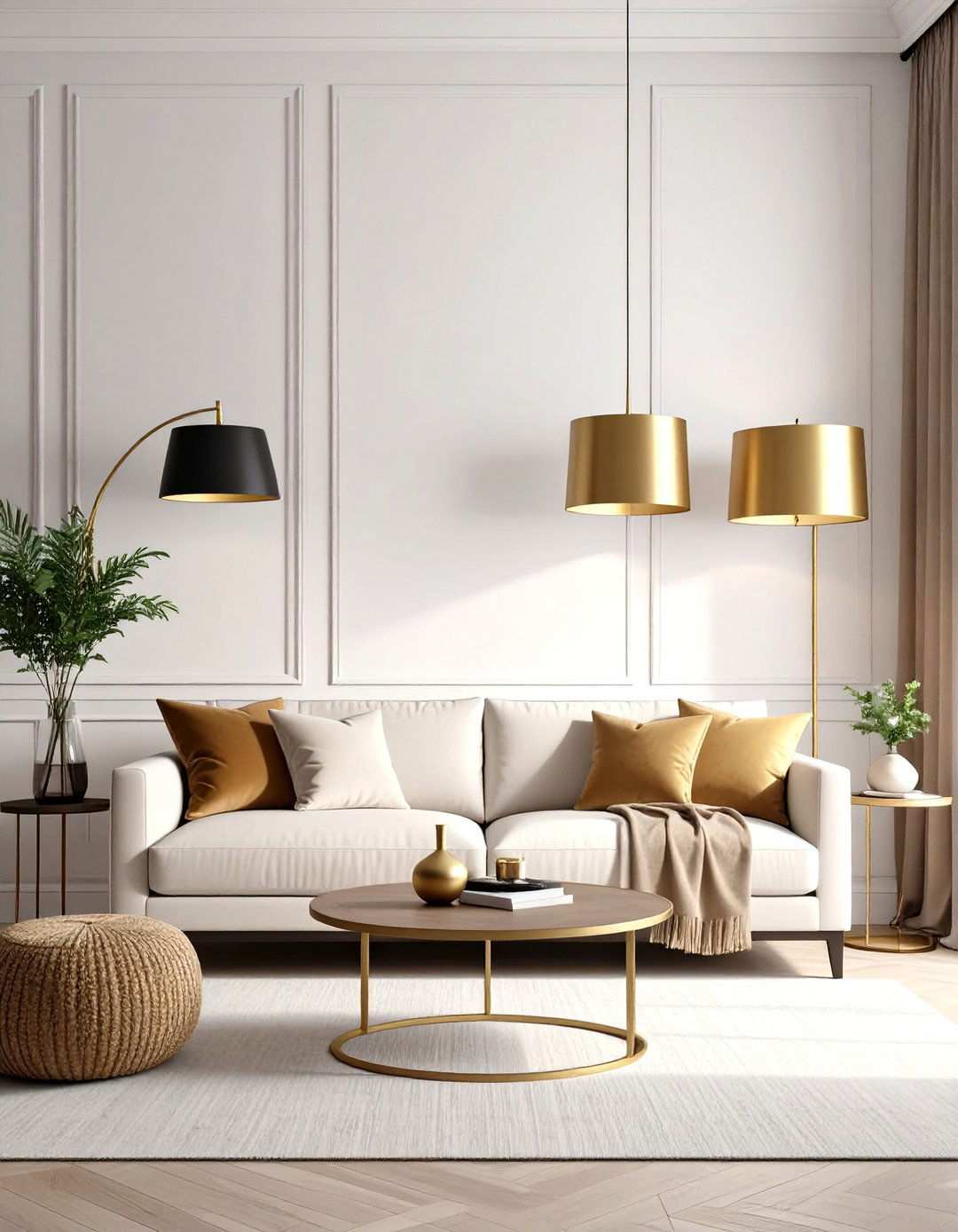 Asymmetrical Balance Floor Lamp Placement - 20 Asymmetrical Balance Interior Design  Ideas