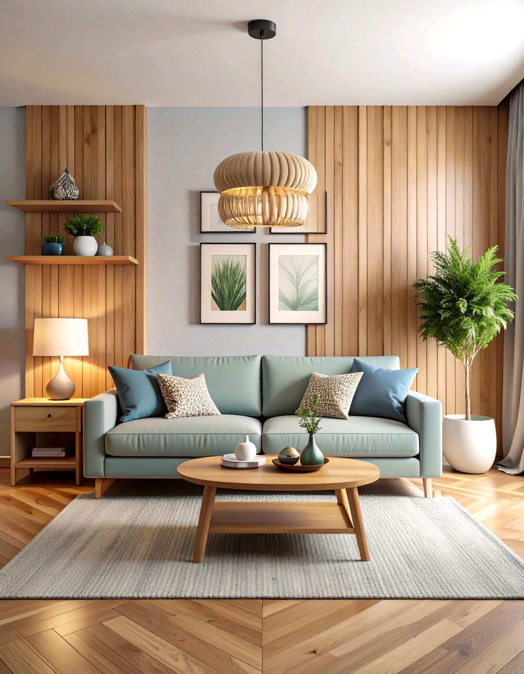 Asymmetrical Balance Mixed Media Walls - 20 Asymmetrical Balance Interior Design  Ideas