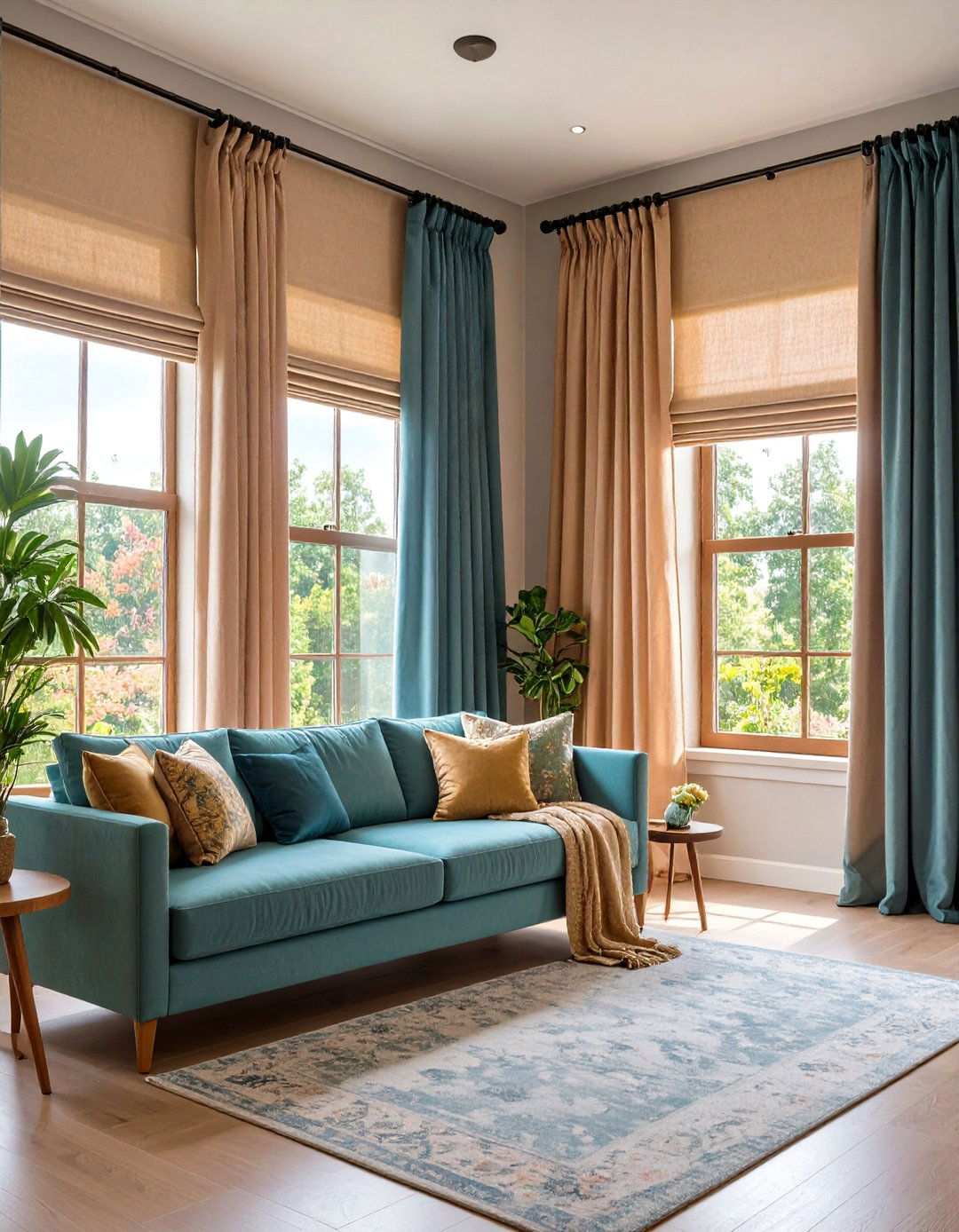 Asymmetrical Balance Window Treatments - 20 Asymmetrical Balance Interior Design  Ideas