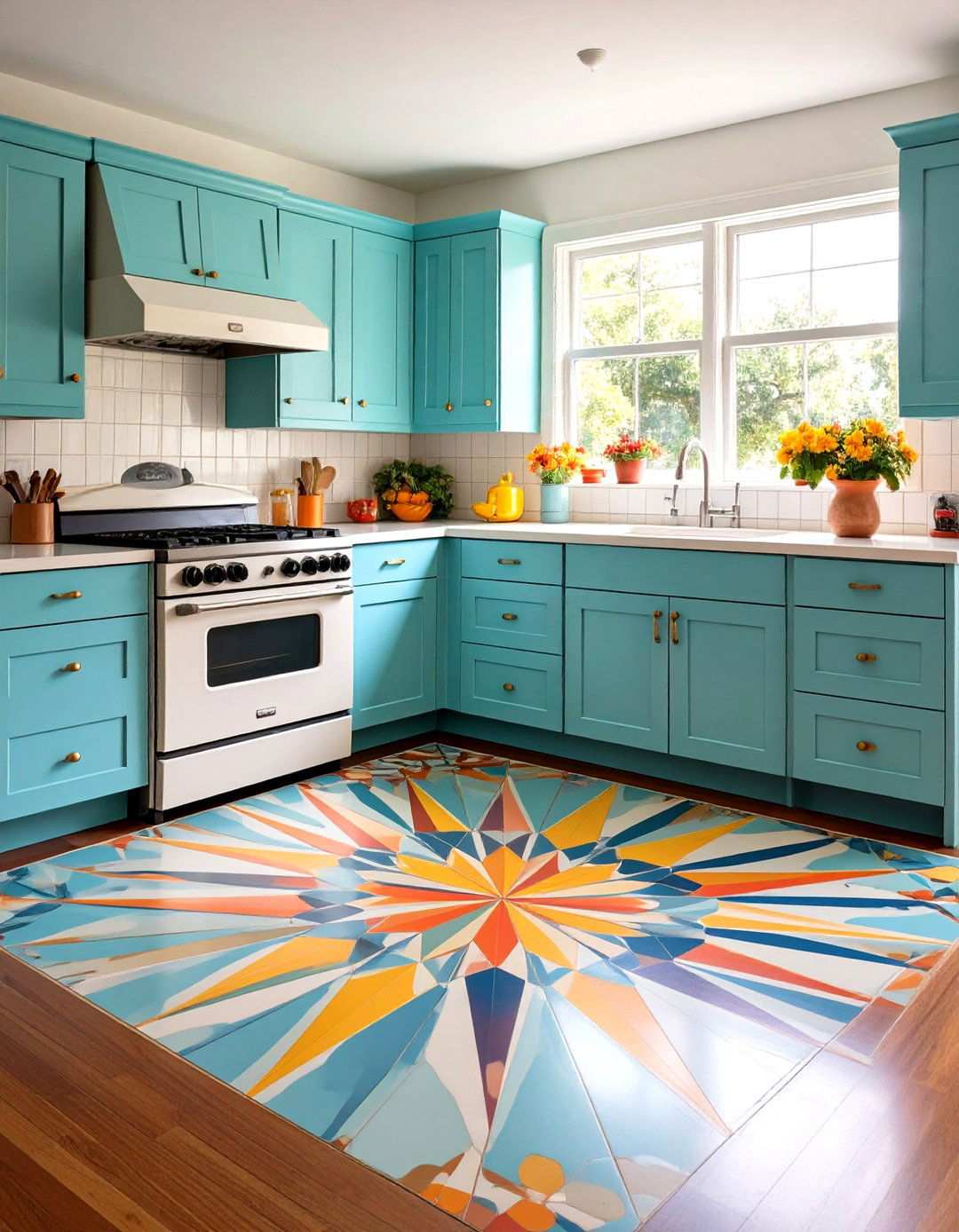 Atomic Starburst Design Elements - 20 1950s Kitchen Ideas