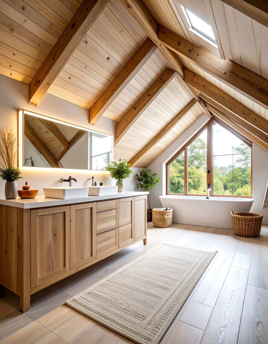 Attic Bathroom Under Eaves Storage Solutions - 20 Attic Bathroom Ideas