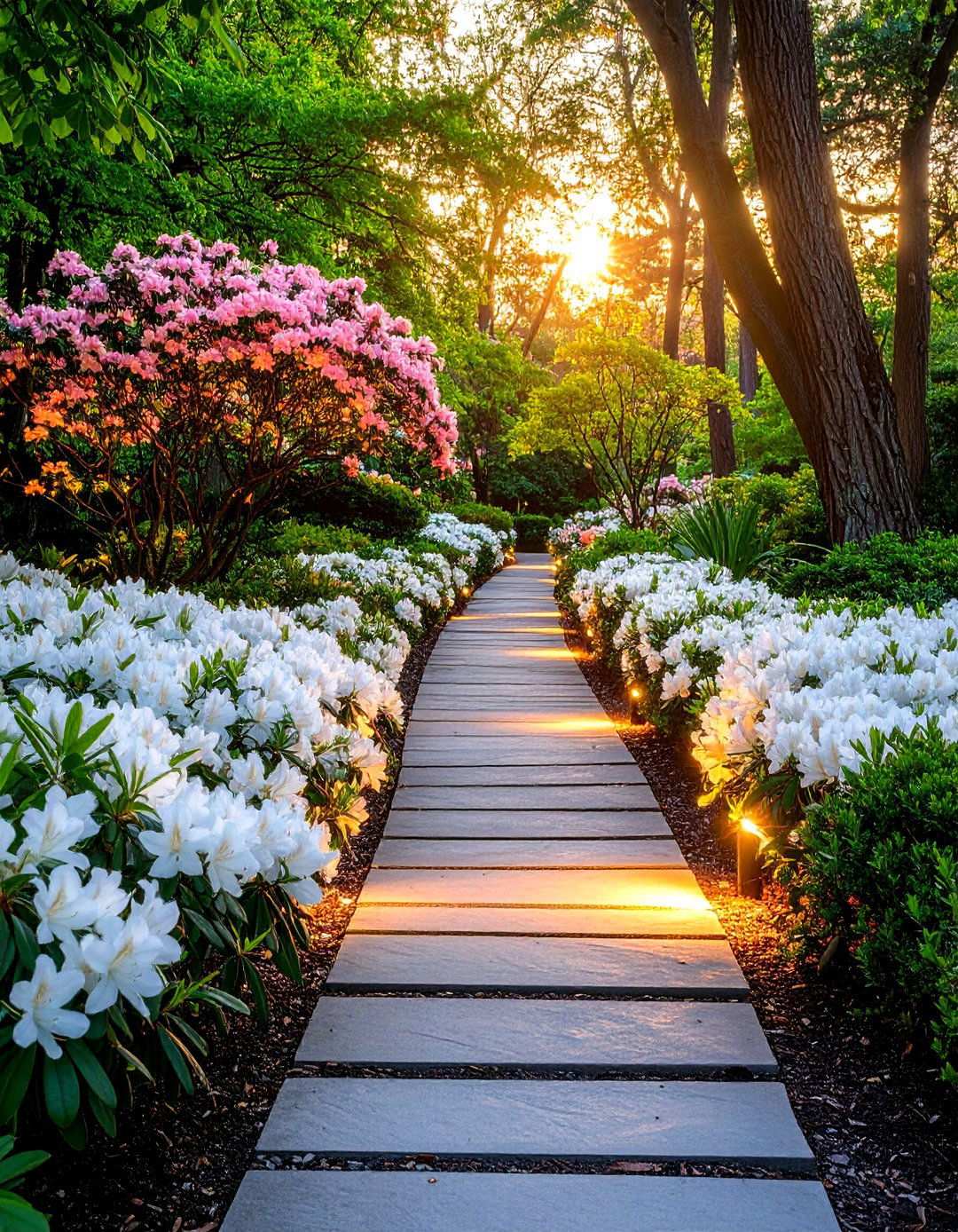 Azalea Moonlight Garden for Evening Enjoyment - 20 Azalea Garden Ideas
