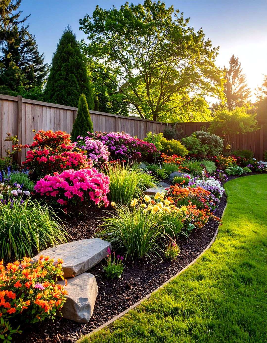 Azalea Rain Garden for Sustainable Water Management - 20 Azalea Garden Ideas