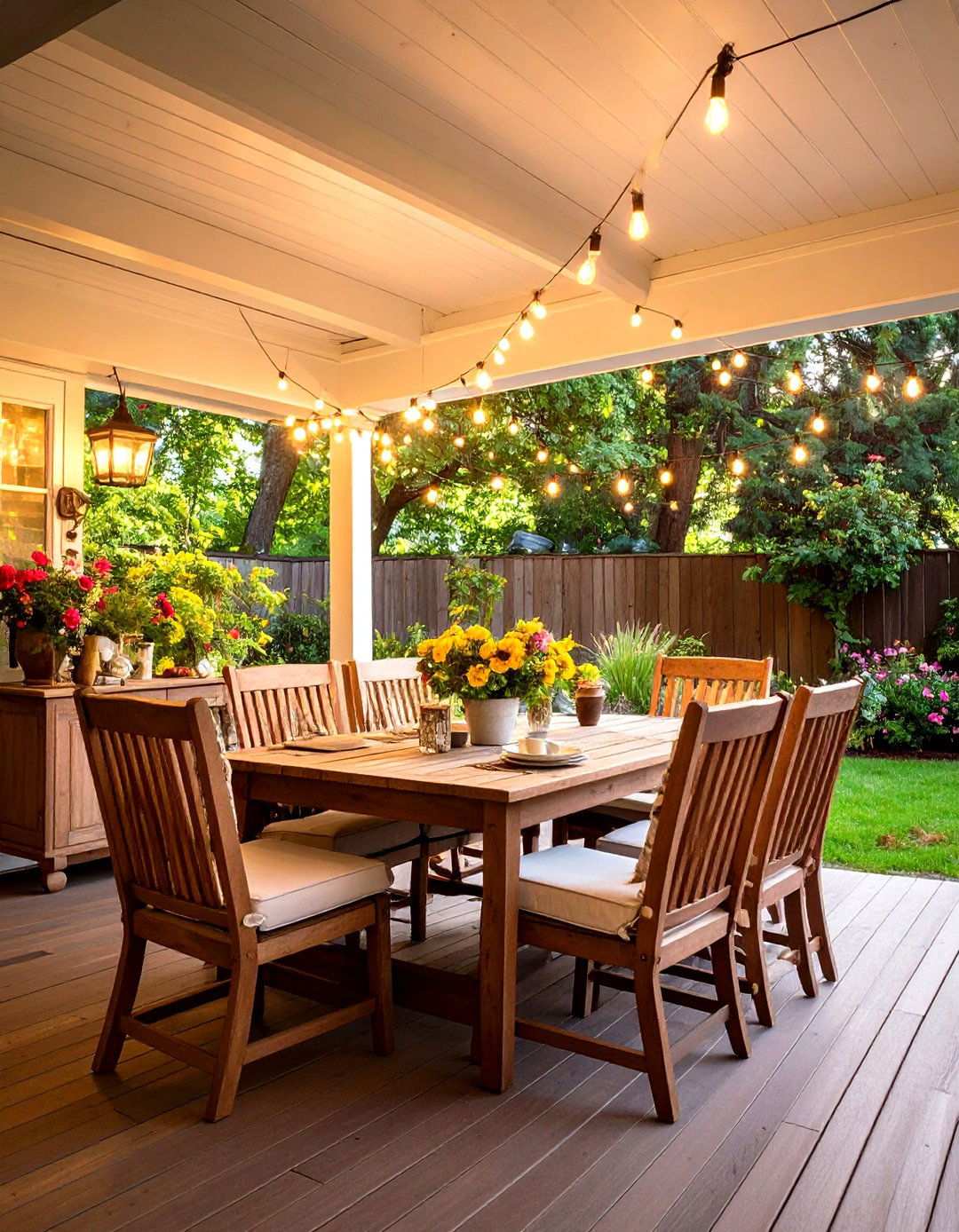 Back Porch Dining Room - 20 Back Porch Ideas