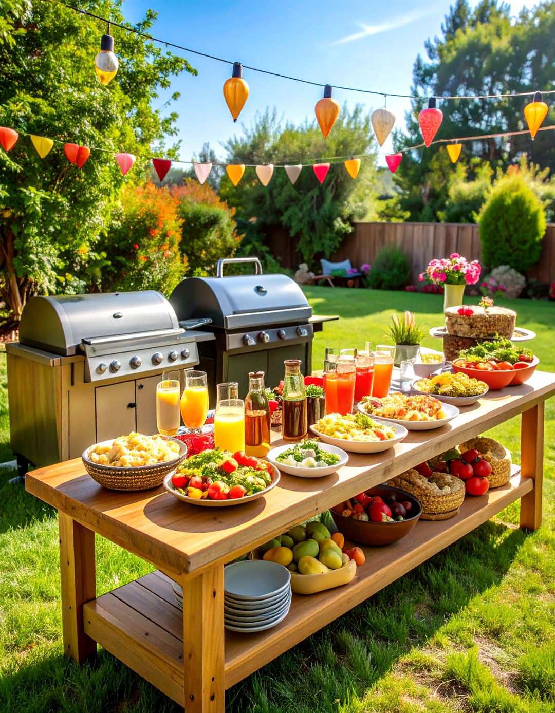 Backyard Birthday Food Bar Bonanza - 20 Backyard Birthday Party Ideas