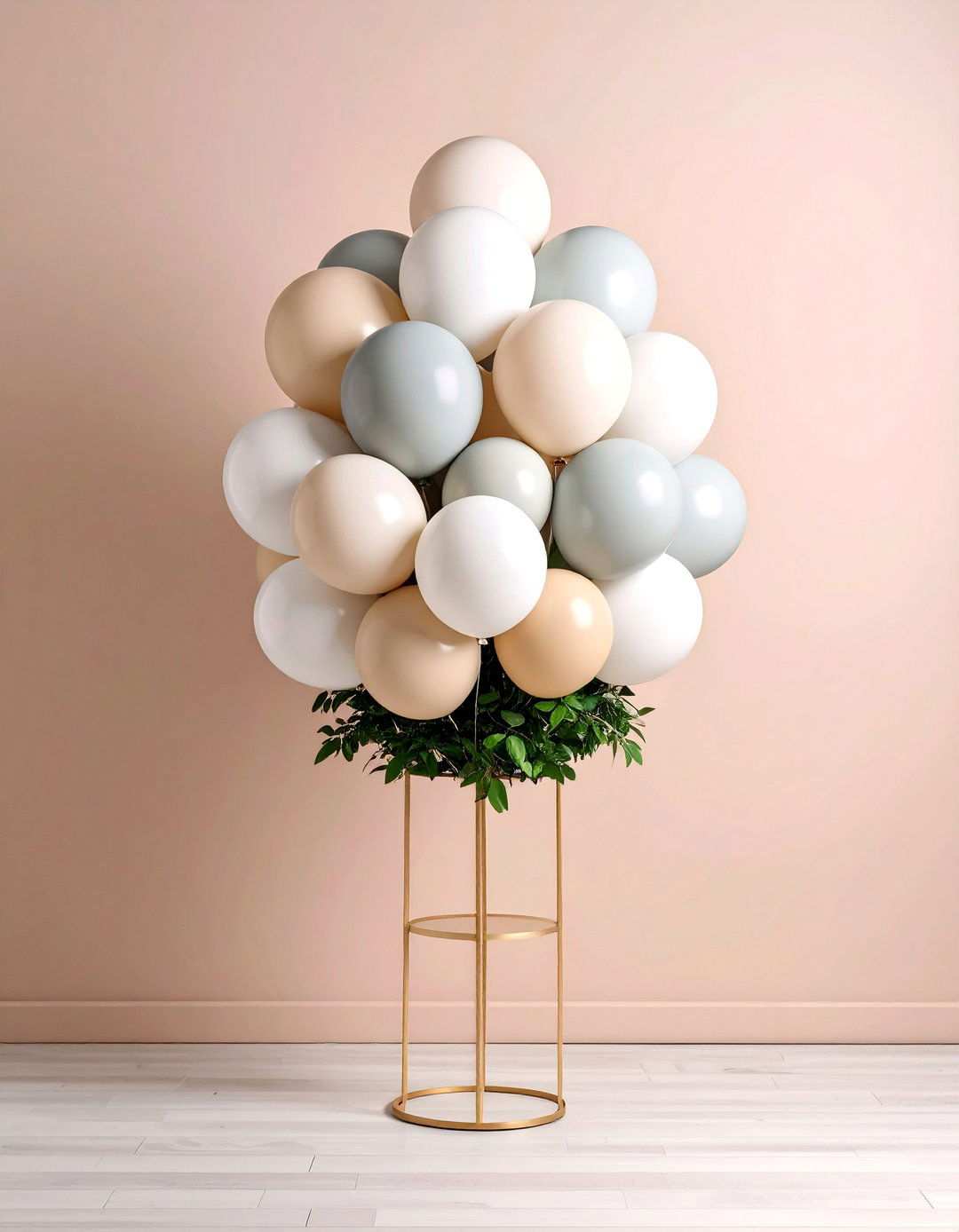 Balloon Topiary Centerpieces for Elegant Heights - 20 Balloon Centerpiece Ideas