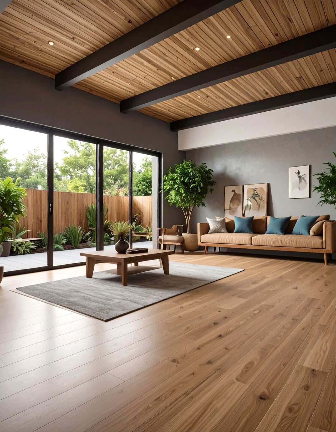 Bamboo Basement Floor Sustainable Strength - 20 Basement Floor Ideas