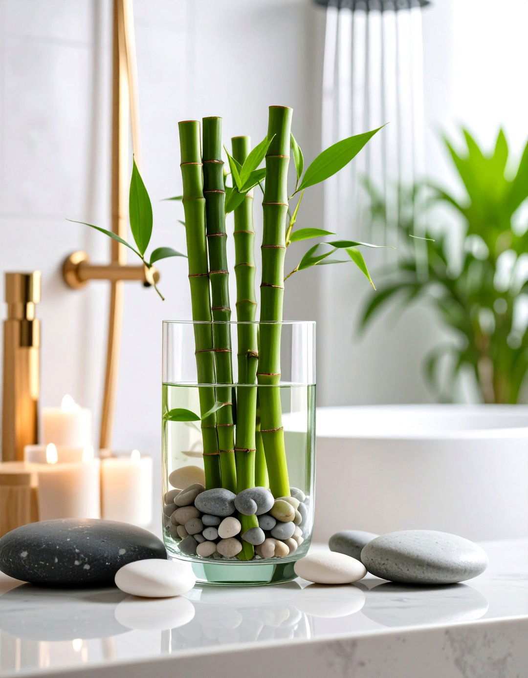 Bamboo Plant Bathroom Plant for Zen Atmosphere - 20 Best Plants for Bathroom