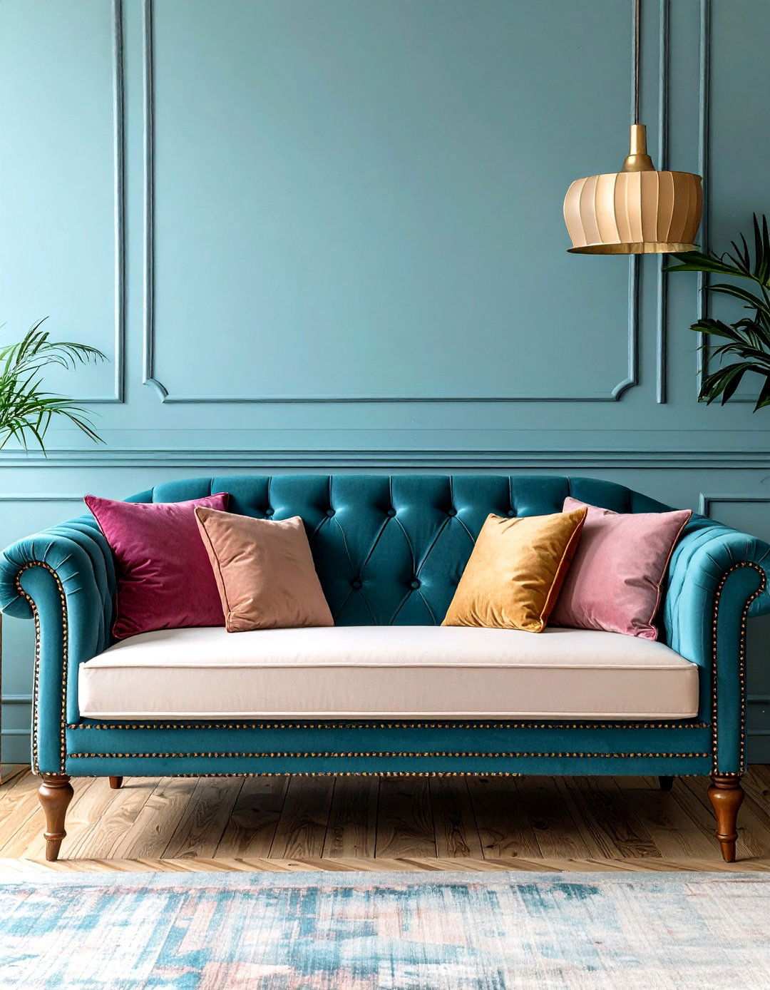 Banquette Seating with Contrasting Piping for Definition - 20 Banquette Seating Ideas