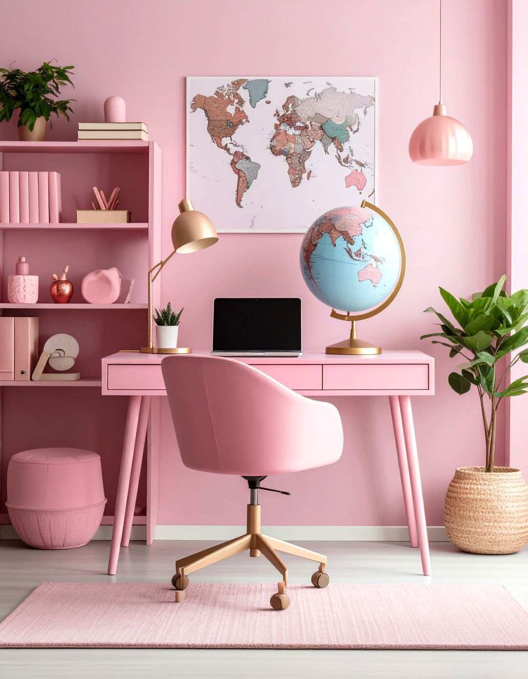 Barbie Room Study and Career Center - 20 Barbie Room Ideas