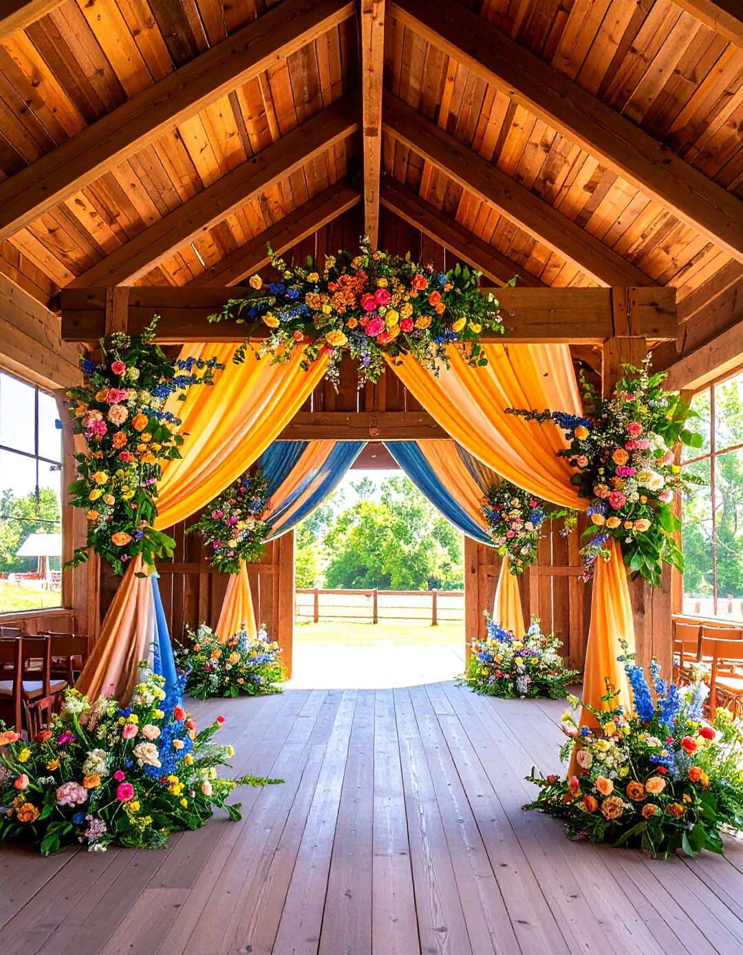 Barn Wedding Altar and Ceremony Decor - 20 Barn Wedding Ideas