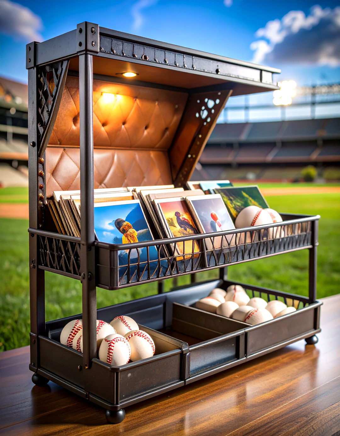 Baseball Card Storage and Display System - 20 Baseball Room Decor Ideas
