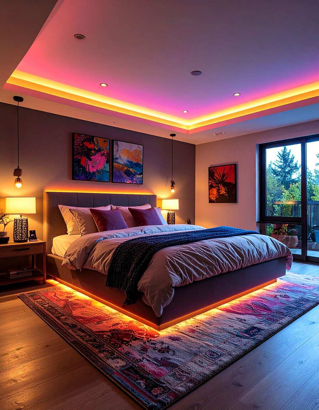 Basement Bedroom Lighting Design for Different Activities - 20 Basement Bedroom Ideas