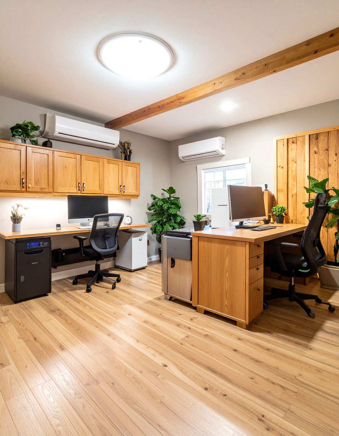 Basement Office Air Quality and Climate Control - 20 basement office ideas