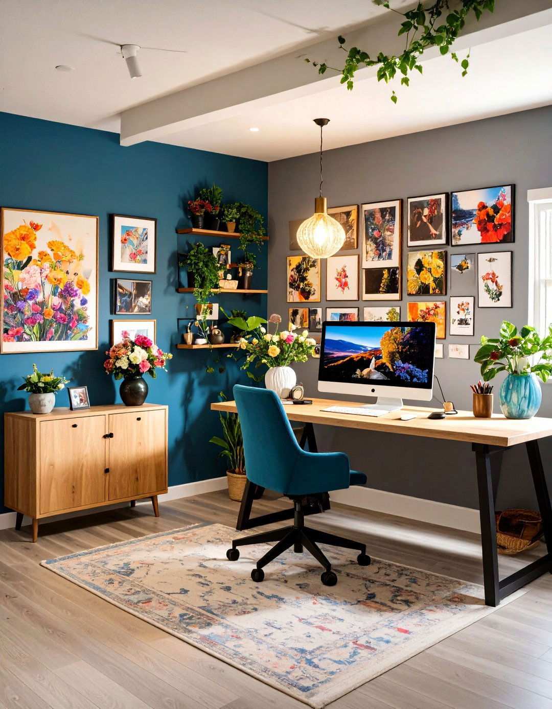 Basement Office Inspiration and Personalization - 20 basement office ideas