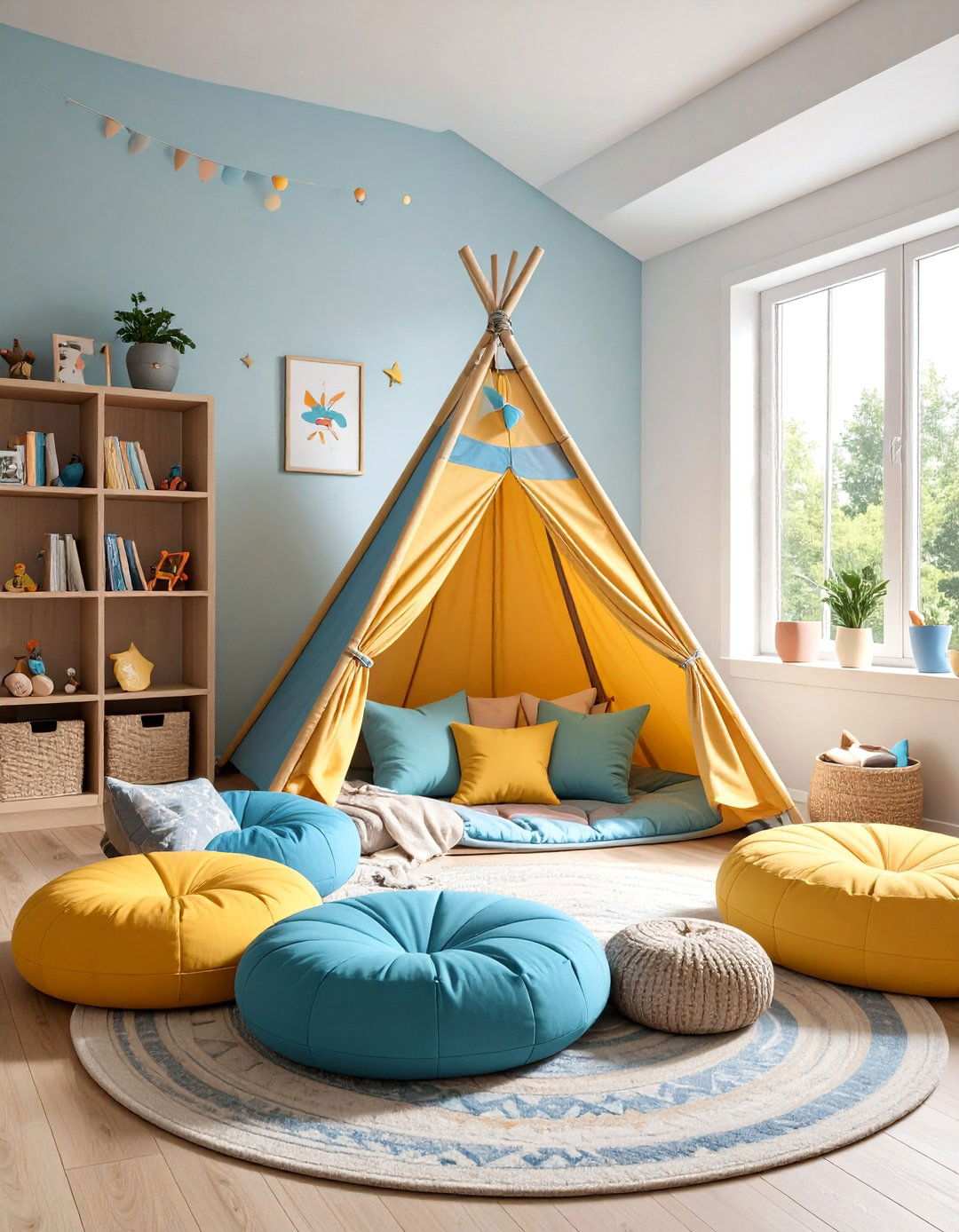 Basement Playroom Quiet Zones and Retreat Spaces - 20 Basement Playroom Ideas