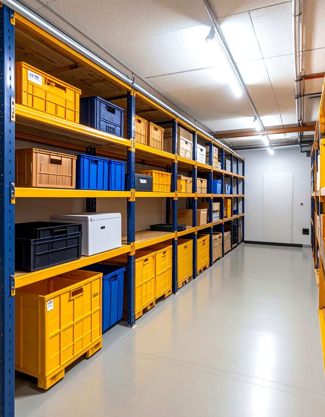 Basement Storage and Organization Center - 20 Basement Ideas