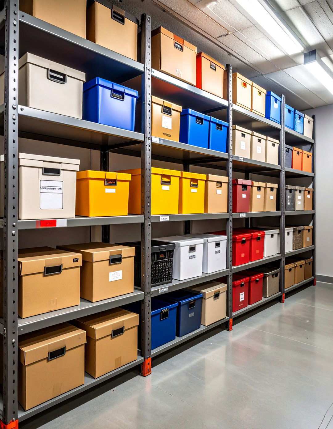 Basement Storage Labeling Systems - 20 Basement Storage Ideas