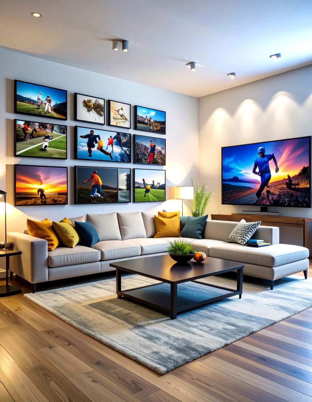 Basketball Room Decor with Action Photography Galleries - 20 basketball room decor ideas