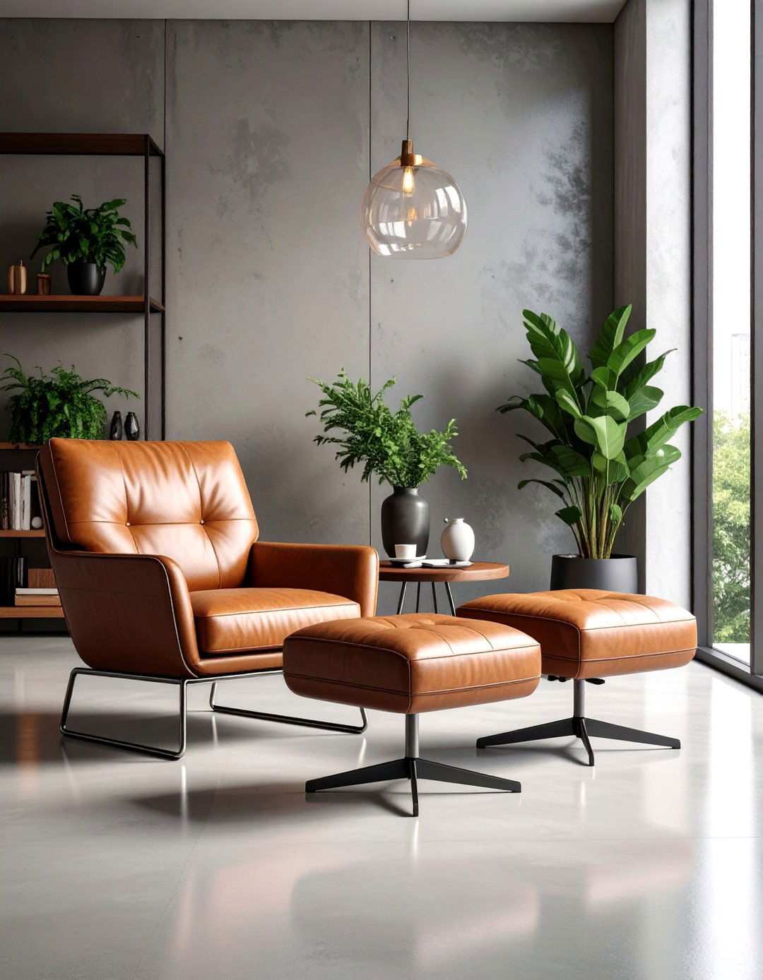 Bauhaus Metal and Leather Combination - 20 Bauhaus Interior Design Ideas