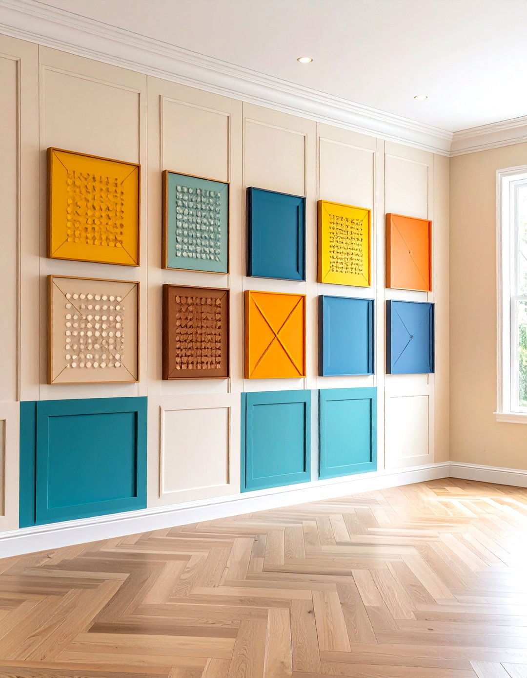 Beadboard Gallery Wall Frame - 20 Beadboard Wall Ideas