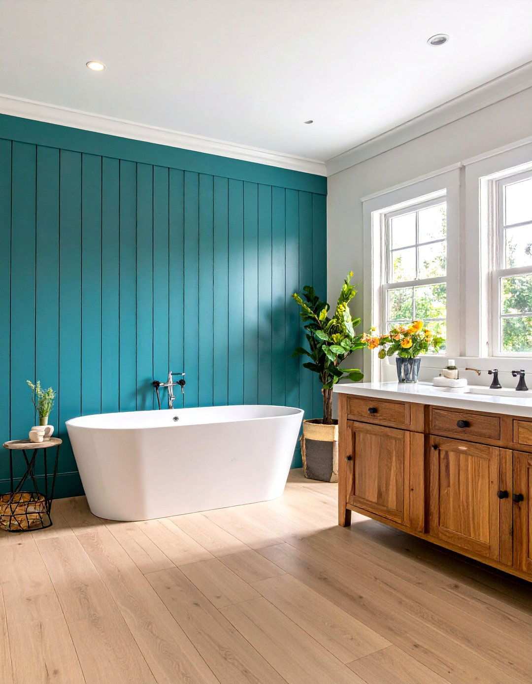 Beadboard Wainscoting Bathroom Wall - 20 Bathroom Wall Ideas