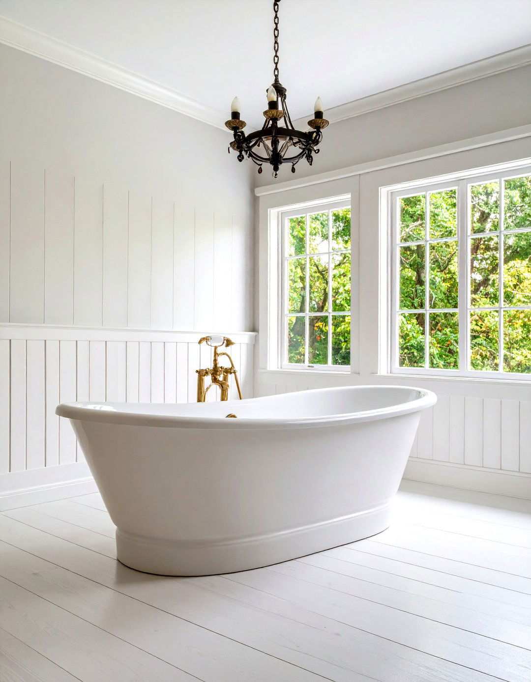 Beadboard Wainscoting Bathtub Surround Cottage Comfort - 20 Bathtub Surround Ideas
