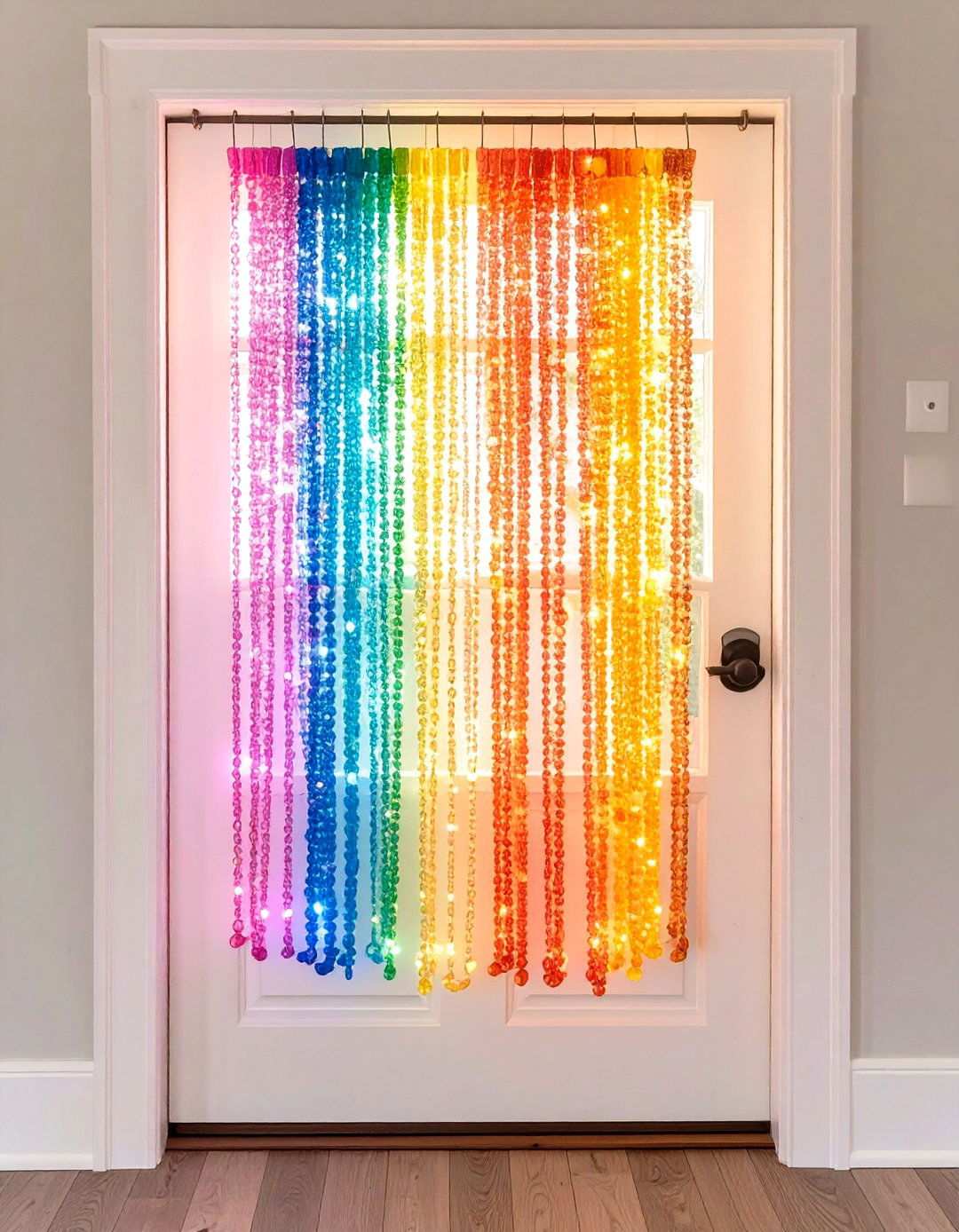 Beaded Curtain Doorway - 20 90s Bedroom Decor Ideas