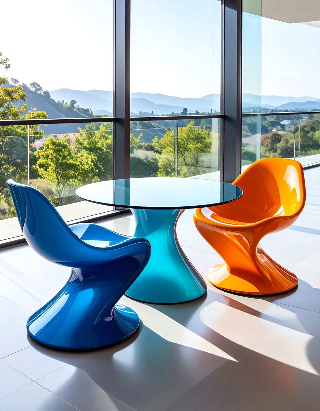 Bedroom Balcony Sculptural Furniture Statement - 20 Bedroom Balcony Ideas